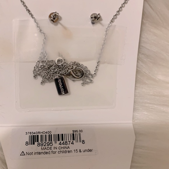 NWT Coach Necklace & Earrings Set’s 💙💚WINNER’S Choice- Bid to win!! - Picture 6 of 13